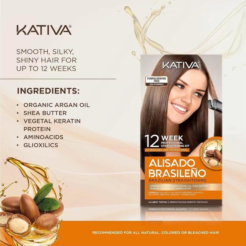 Kativa Brazilian Keratin Kit for Alisado Brasileño