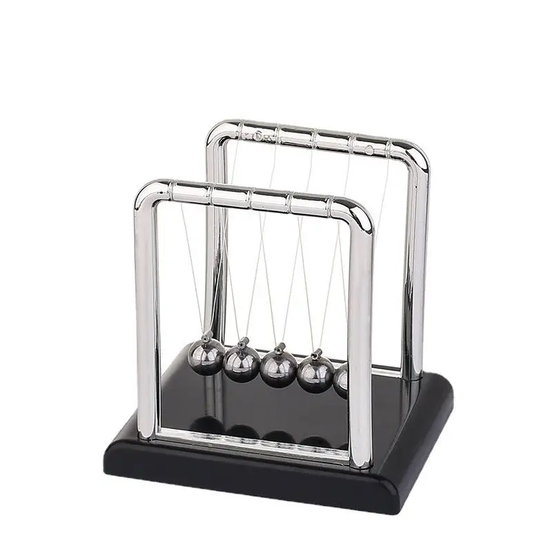 Newton's Cradle, 1 Count Creative Desktop Decoration, Ball Swinging Toy, School Teaching Aid, School Supplies, Gift for Students, Trending Home Decor