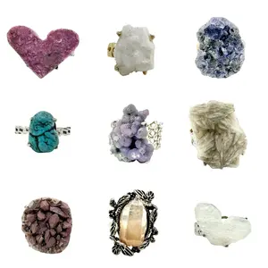 Tray 20-【No.326-334】Unique Handmade Crystal Ring
