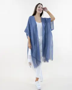 One Size Boho Woven Diamond Pattern Lightweight Kimono Cardigan Knitwear Womenswear Elegant Chic Breathable Flowy