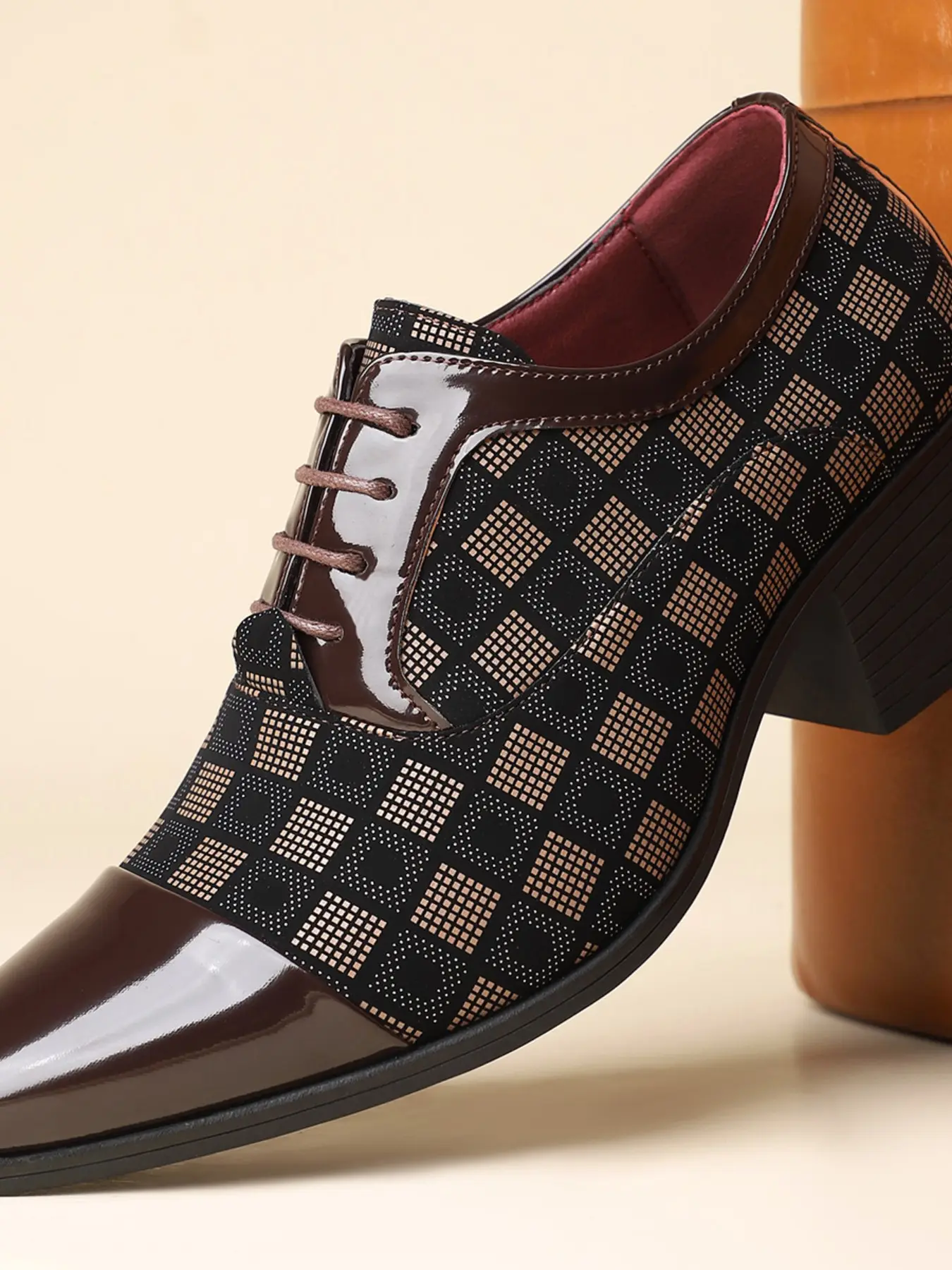 Men's Business Casual Shoes, Rubber Sole PU Upper, Trendy Pointed Toe, Office Daily Wear, Comfortable and Stylish, Perfect for Work and Everyday Use, Business Style Shoes, Office Work Footwear