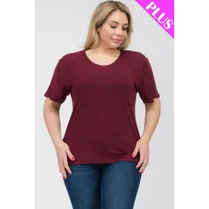 Plus Size Basic SS T-Shirt