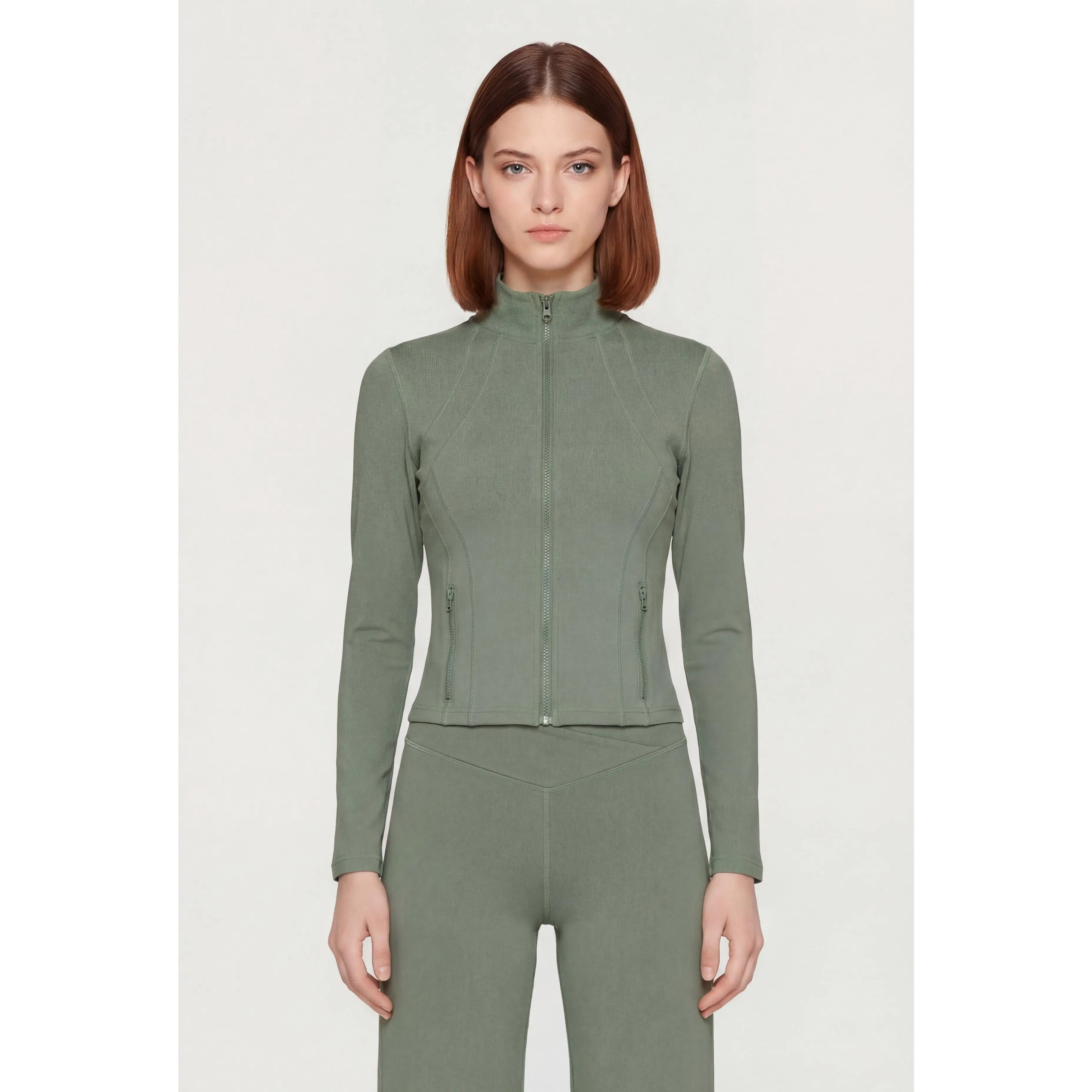 Long Sleeve Zip Front Track Jacket