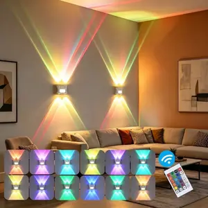 Remote Control RGB Cat Eye Wall Lamp, 16 Colors, Creative Decor Light, No Drilling, LED, Multi-Scene Atmosphere, High-End Lighting Effect, Led Atmosphere Lights