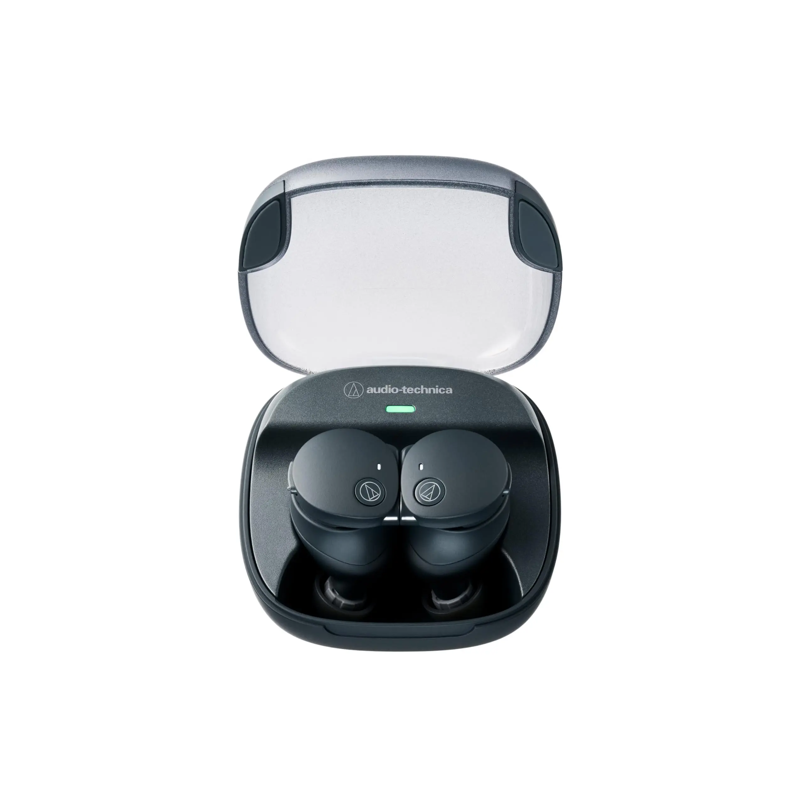 Audio-Technica ATH-CKS50TW2BK Wireless In-Ear Headphones - Hybrid ANC, Fast-Charging, Button Control, Voice Control, Waterproof, Dustproof, Multifunction Silicone Secure Tip Fit Earbuds