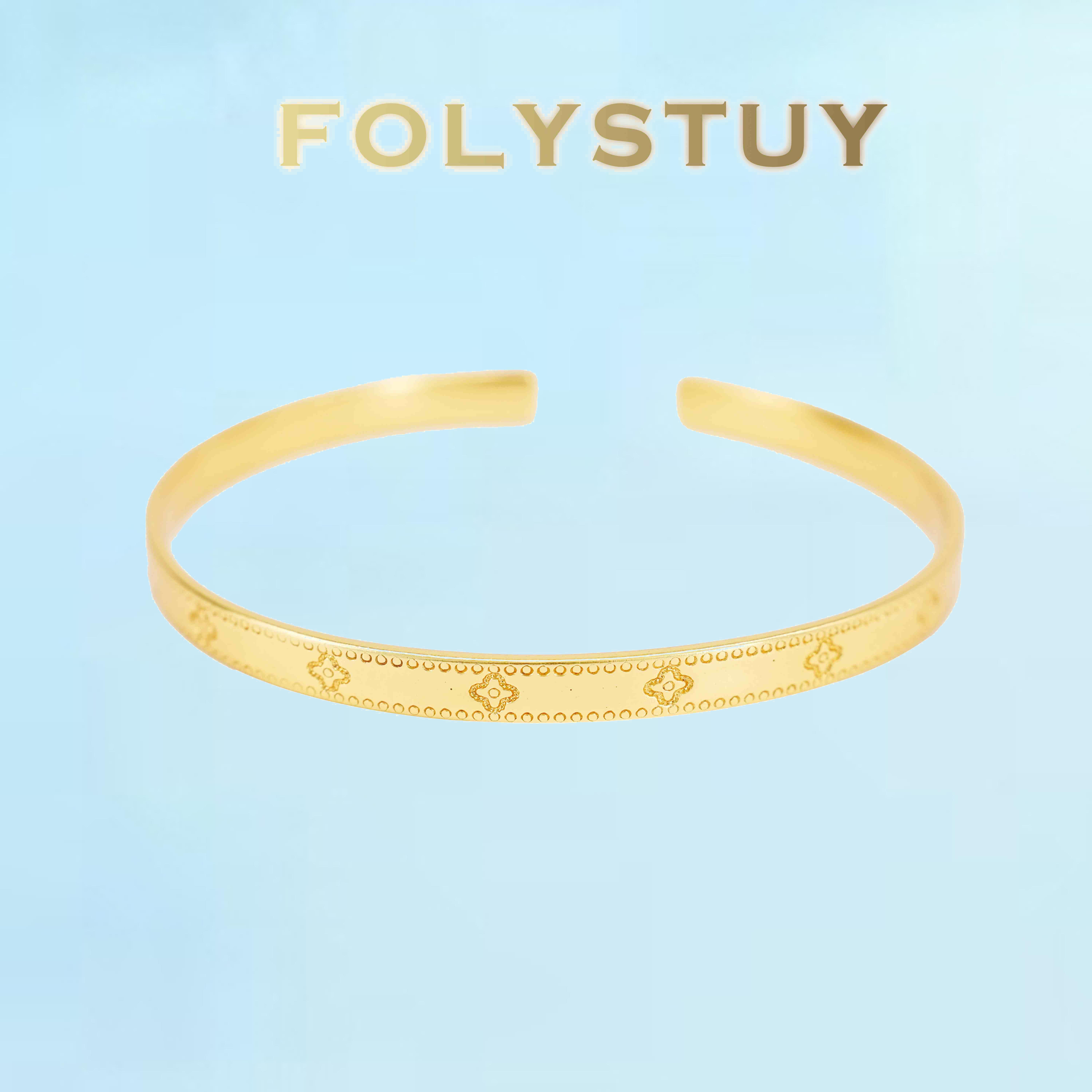 [FOLYSTUY (YNT01/YNT02/YNT03/YNT04/YNT05/YNT06)]Classic style fashion Bangles