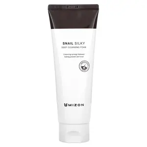 Mizon Snail Silky Deep Cleansing Foam, 5.29 oz (150 g)
