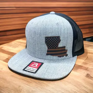 Louisiana US Flag Richardson 511 Flat Bill