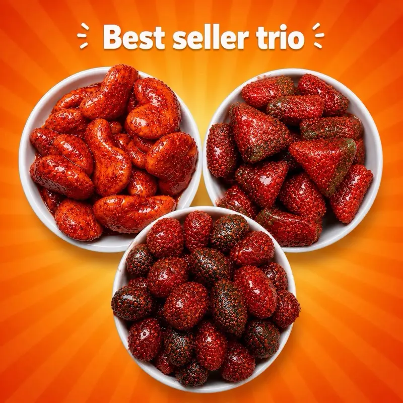 Chamoy Dulces Enchilados Trio - Wet best seller trio