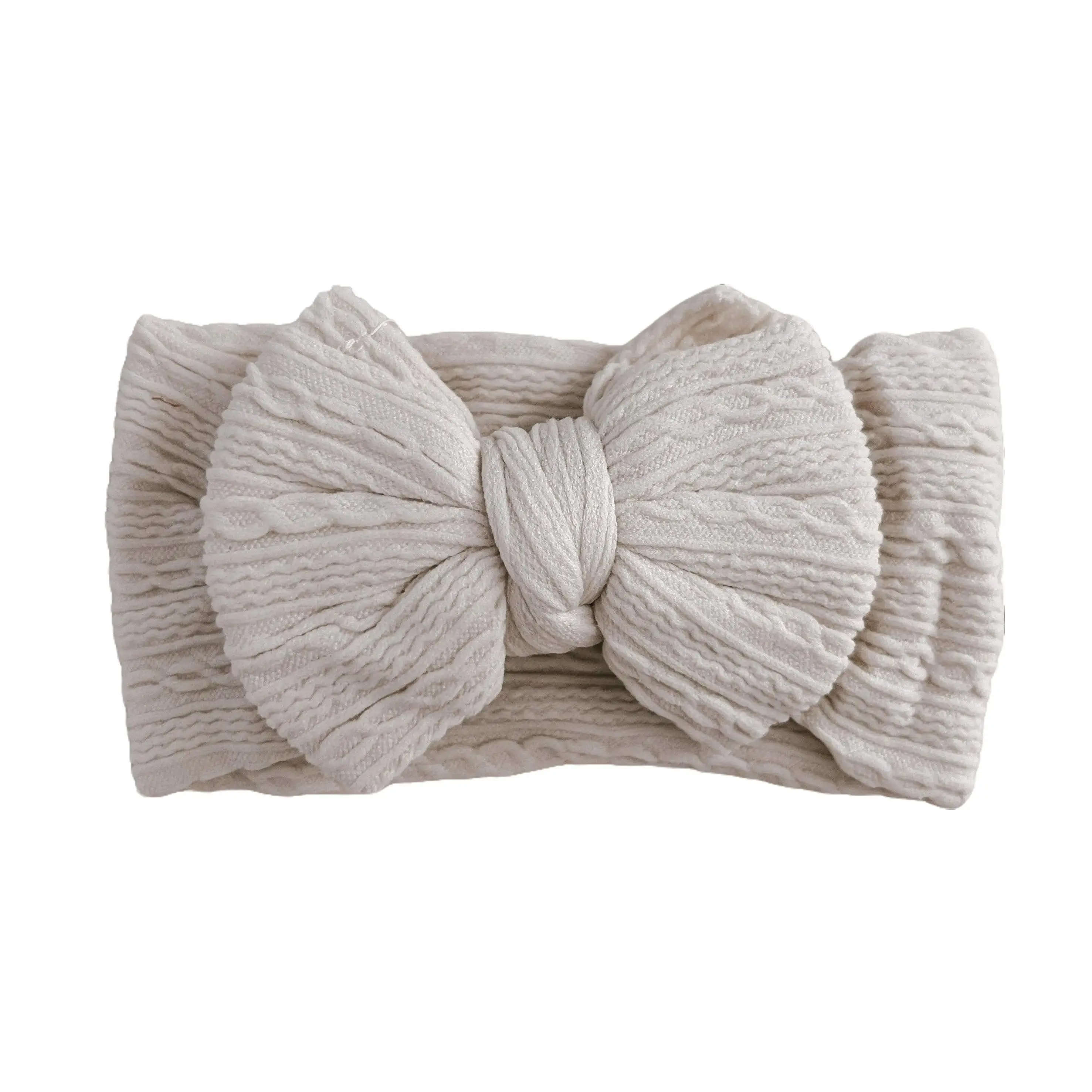 Luna + Luca Stretch Bow Headband - Cream
