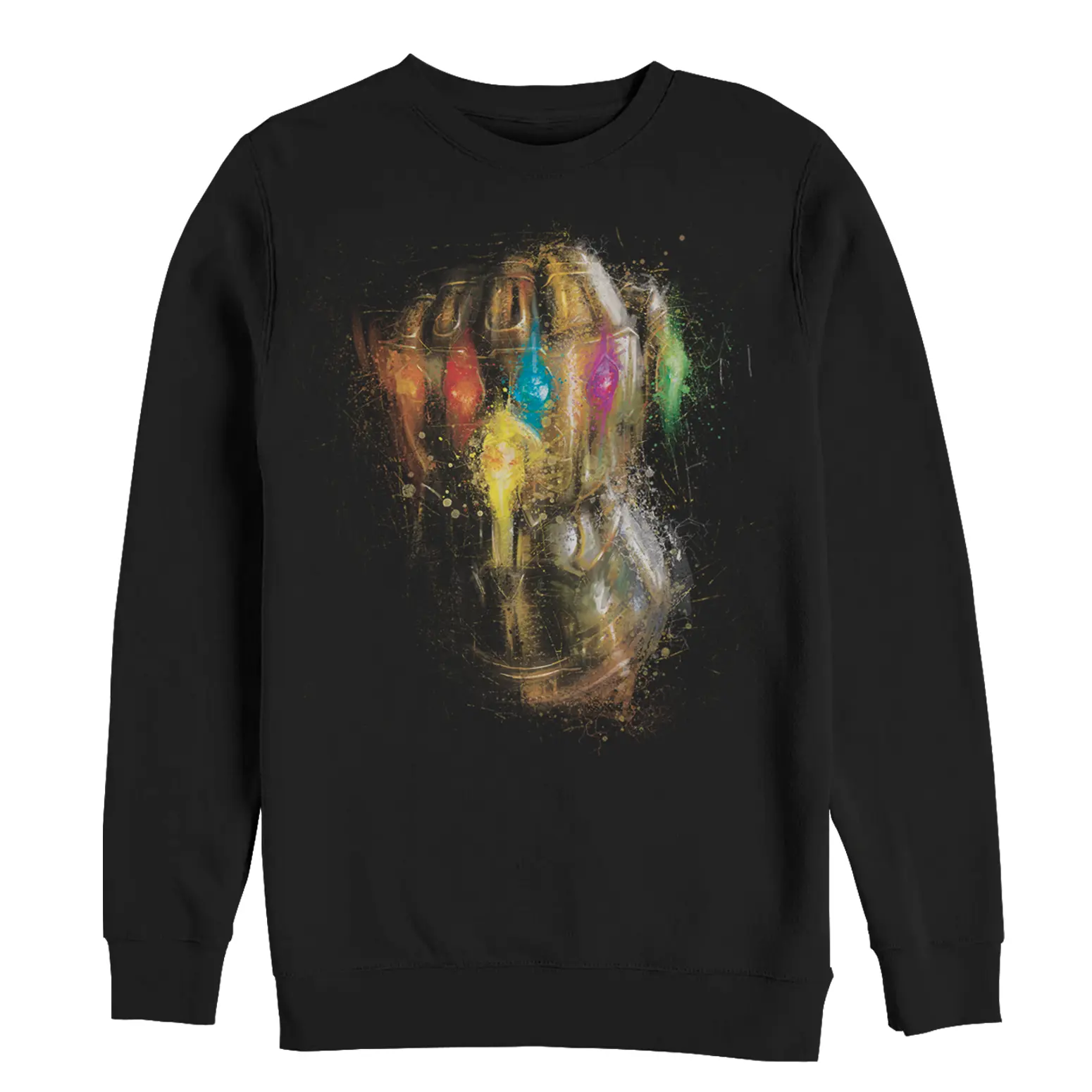 Men's Marvel Avengers: Endgame Thanos Spray Paint Glove Sweatshirt