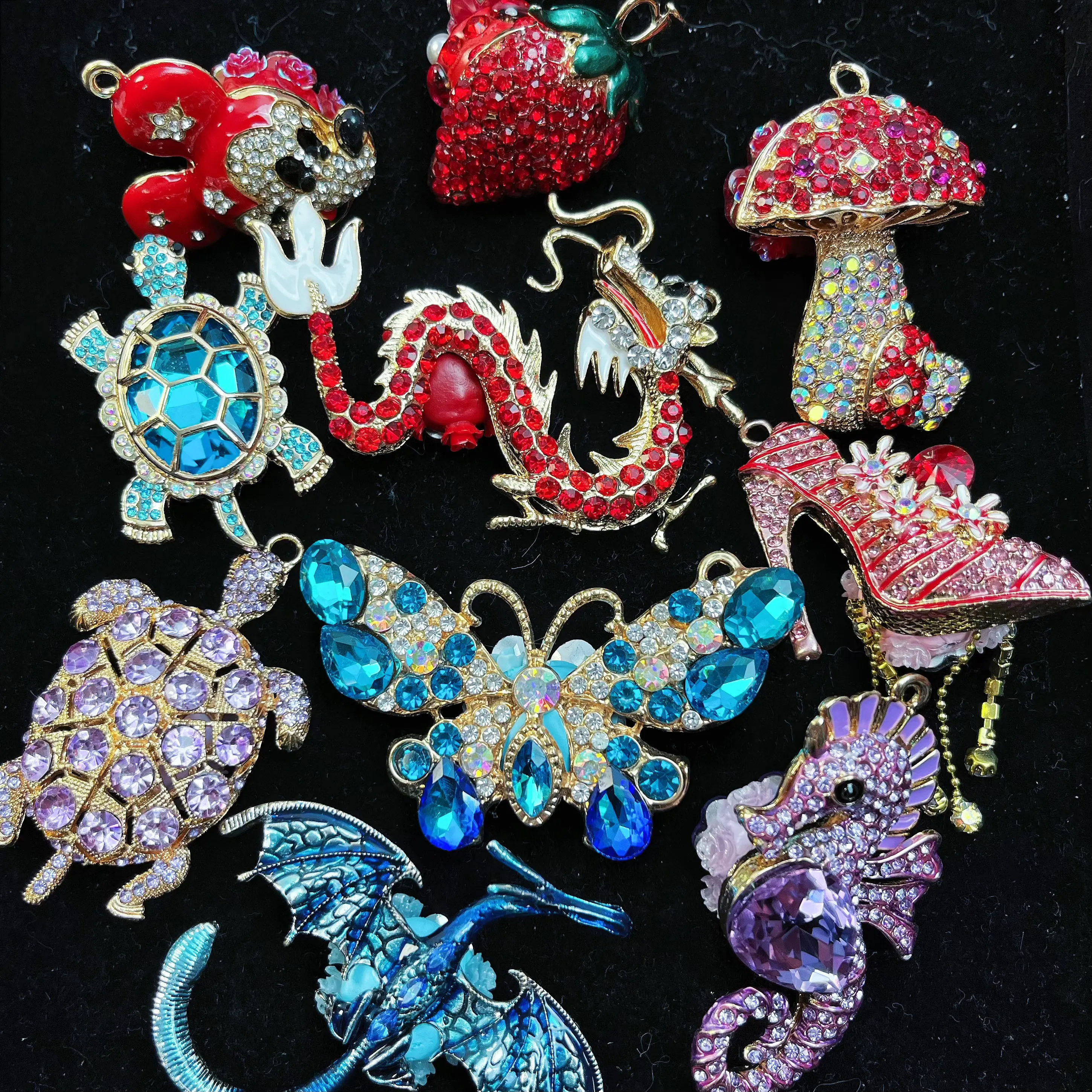 P14 New Styles Limited Luxurv Metal Beads pen accessories- (1pcs/bag) get all different