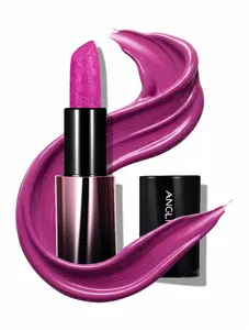 Anglicolor Viral Holographic Lip Color & Primer – 3D Metallic Pink Correcting Lip Stain, Long Lasting Hydrating Non Sticky Plumper with Sunscreen, Moisturizing Lipstick Makeup Castor Oil Daily Lightweight Pigment Smooth Shimmer Lipgloss Nourishing