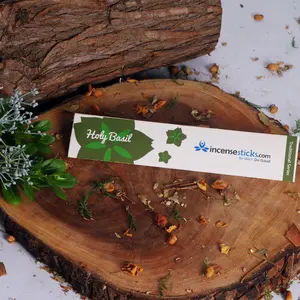 IncenseSticks.com Holy Basil Incense 8" 10 Sticks Scented Perfume Aroma Fragrance for Spiritual Enrichment