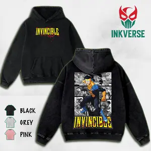 Invincible Story T-shirt, Shirt Invincible Ss3, Mark Grayson Invincible Hoodie Sweatshirt, Men Shirt Cotton Fabric streetwear lover graphic tee