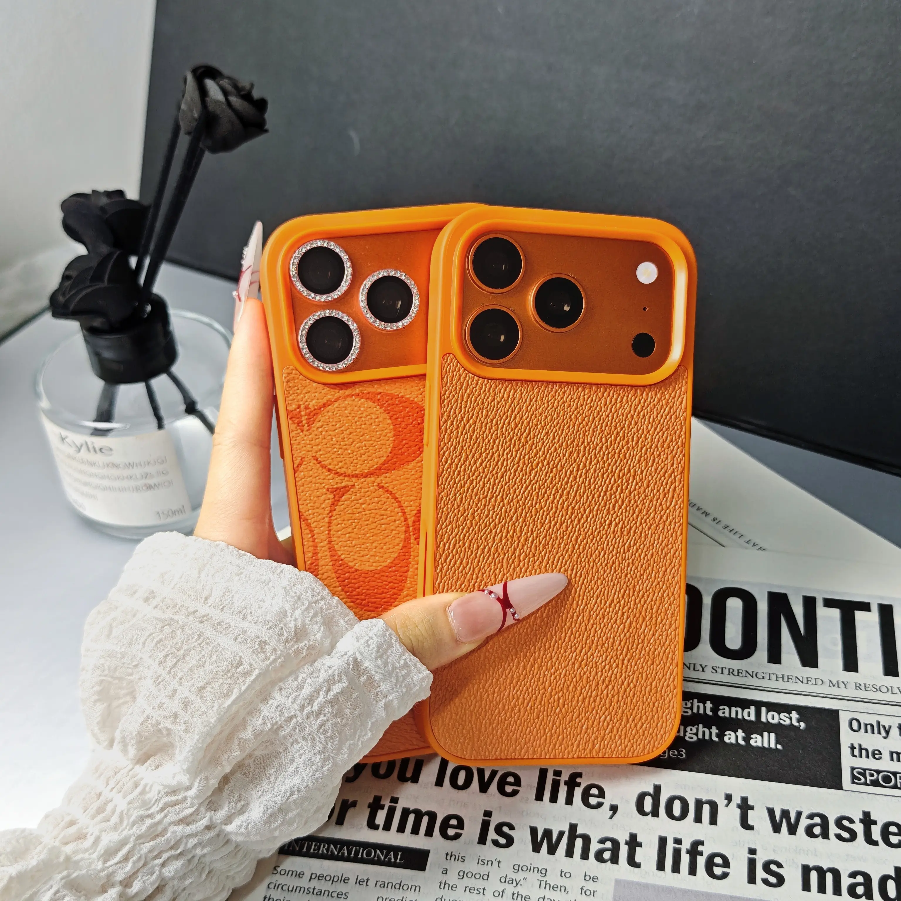 A premium, stylish phone case compatible with iPhone 17, 16 Pro Max, 16, 15 Plus, 14, and 13 series; a top trending product for 2026 featuring a printed design and full-edge scratch/wear resistance—the perfect trendy accessory for you.17/16 Pro Max case.