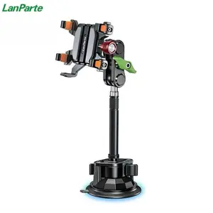 LanParte Five Claw All Aluminum Metal Car Phone Holder for Off Road Vehicles metal arm Car Cellphone Mount Car Accessories phone holder for car car phone mount truck accessories auto accessories truck  phone holde Car Gadgets