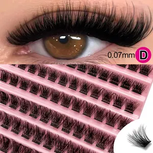 Multiple Styles False Eyelashes, Professional and Beginner Friendly, Easy Home Use, D Curl, Dense, Non-Toxic, Mixed Length