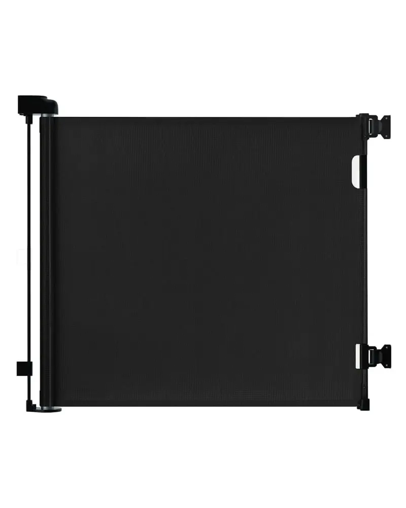 Retractable Baby Gate 33" Tall Extends up to 55" 71" 118" 168" 197" Wide Child Safety Gate for Doorways Stairs Hallways Indoor Outdoor Infant Mesh Dog Gate Easy Installation