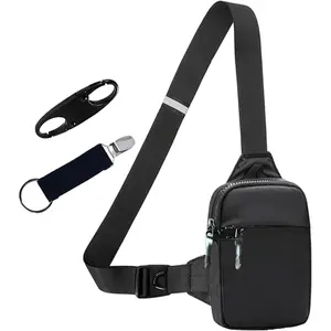 Mini Sling Bag for Men Crossbody,Small Chest Bag Casual Trendy  Lightweight Phone Crossover Daypack
