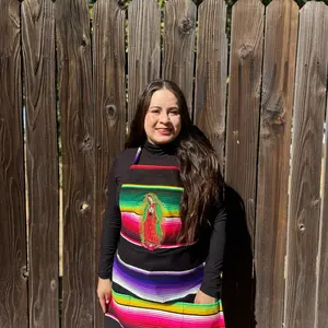 Mexican Embroidered Floral Apron - Fiesta Theme - Gift Ideas for Her - Flower