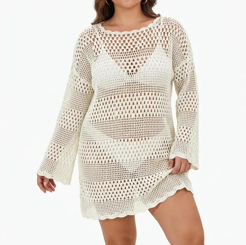 crochet dress long sleeve cover up - TikTok Shop crochet dress long sleeve cover up - TikTok Shop