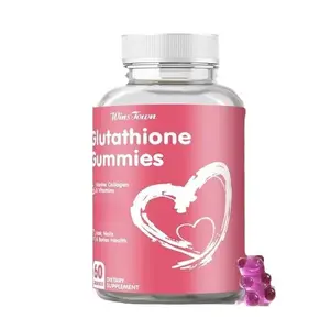 Wins Town Glutathione Supplement Collagen Gummies: Glutamine Contains Marine Collagenfor Anti-Aging Formula and Strengthen Bones