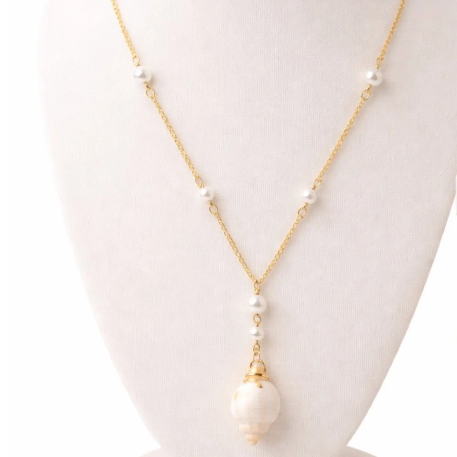 Conch Shell & Pearl Shell Jewelry Set
