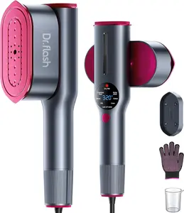 DRFLASH 2-In-1 Steamer & Iron for Clothes, Portable Handheld Garment Steamer, Travel Size with Large Ceramic Heat Panel, Quick Wrinkle Removal, New Year GiftIANCE NINGBO MAXCARE ELECTRICALAPPLIANCE