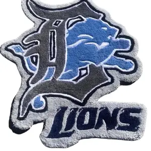 Lions Rug - Soft and Cozy Textile Carpet for Your Home