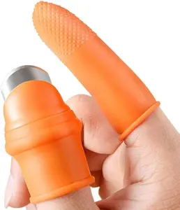 Fruit and Vegetable Picking Potted Garden Silicone Thumb Cutter Set, Separator Finger Plant Fruit Picking Tool, Fruit and Vegetable Picking Potted Plants Trim Thumb Hand Tools