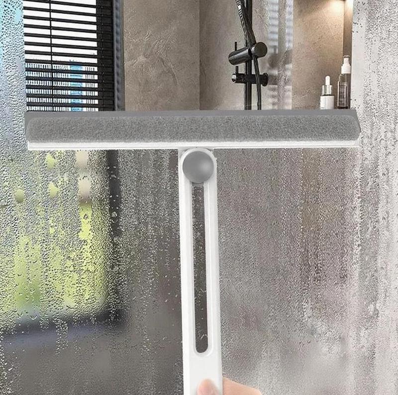 3 in 1 Foldable Window Cleaning Scraper, Squeegee and Scrubber, Multifunctional HouseholdCleaning Tool Glass Mirrors