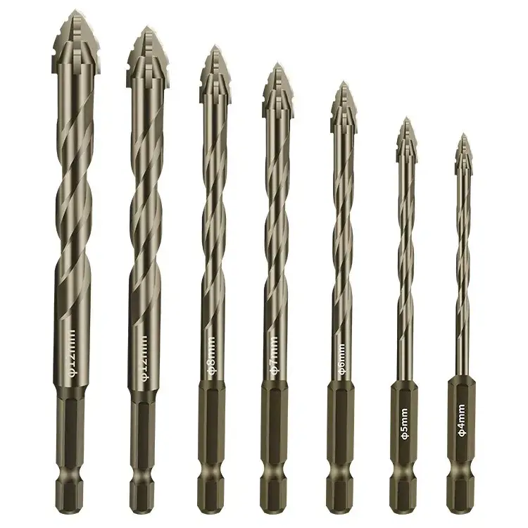 4-pack new upgraded version four-edged serrated eccentric dry full tile ceramic glass marble concrete stainless steel-1