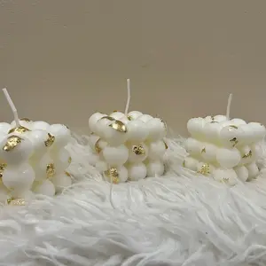 Bubble Square Soy Wax Candle with Various Scents - Decor