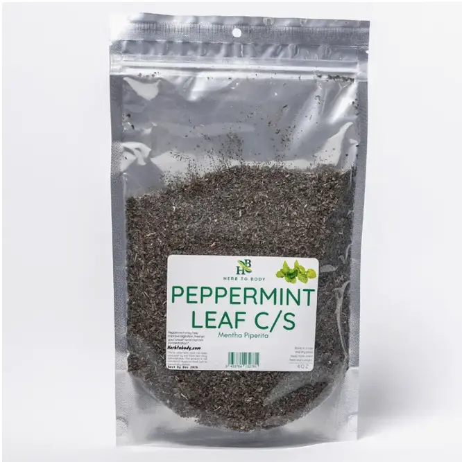 Dried Peppermint Leaf | C/S | Dried Herbs and Flowers for Cooking, Tea, Infusions | 50g bag