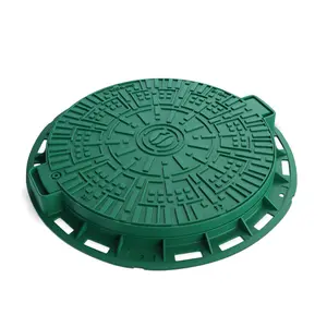 Manhole Cover - Green Logo Design