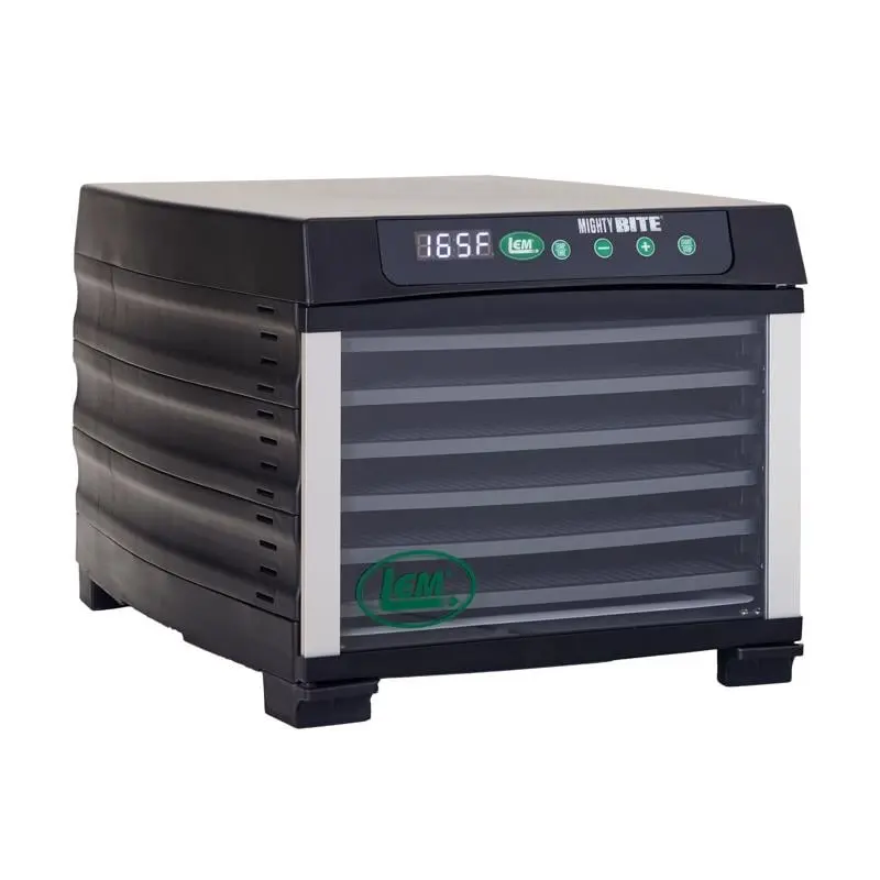 LEM 6084037 7 sq ft. Food Dehydrator, Matte Black