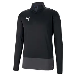 PUMA Mens Teamgoal 23 Quarter Zip Casual Outerwear Casual - Black