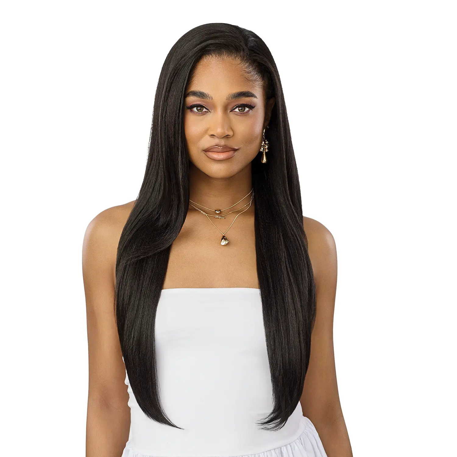 Outre Half Wig Quick Weave Delaney Outre Half Wig Quick Weave Delaney