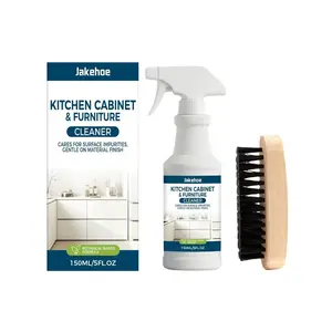 Kitchen Cabinet Cleaner, Gentle Formula, Easy to Use, Removes Oil Stains, Ideal for Kitchen Countertops, Stove Tops, and Cabinets