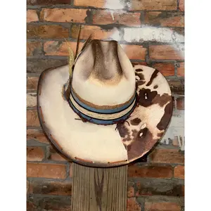 Cowboy’s dream burned and distressed hat