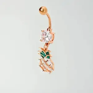 Pineapple belly ring