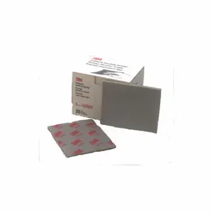 3M Softback Foam Sanding Sponge for Reptile & Amphibian Cleaning, Aluminum Oxide, Grit 320/400, Waterproof Bond, Wet Dry Sand, 4.5x3.5x0.18 in, Lightweight, 405-051131-02604