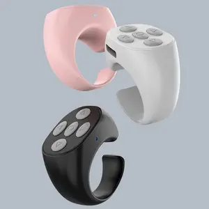 For TikTok Ring BT Remote Control Fingertip Selfie Video Controller Automatic Page Turner Browsing For Mobile Phone Phone Accessory