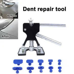 Car Dent Repair Tool Kit with Multiple Size Pads, Paintless Dent Removal Set, Available Dent Puller Set, Bodywork Tools, Car Dent Remover
