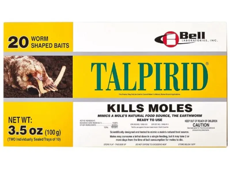 Bell Laboratories Talpirid 7150 Mole Bait Worms, 20 Count