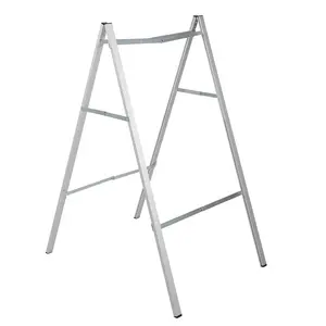 M&T Displays UABEG00N22X2000 Sandwich Board Sidewalk Sign Poster Menu Holder A-Frame Double Sided 22x28 Silver