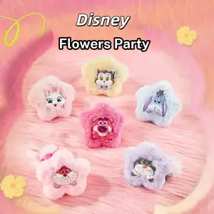 【Holiday Gift】Disney Flowers Party Series Adorable Mini Hanging Ornament Blind Box | Featuring Stitch, Lucifer, Cheshire Cat, Marie & More Perfect for Her, Ideal for Bag Decor, Collectors’ Delight!, Holiday & Black Friday