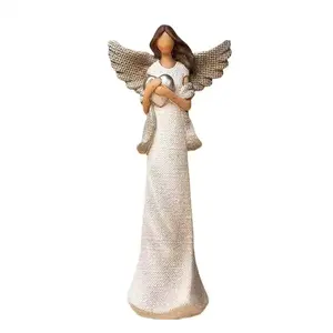 Guardian Angel Resin Figurine, Meaningful Sympathy Gift, Home Decor Ornament for Living Room & Bedroom