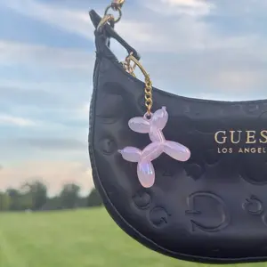 Holographic Balloon Dog Keychain